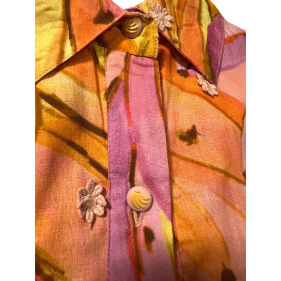 Farm Rio Ombre Bananas Mini Dress SMALL S - Picture 5 of 7